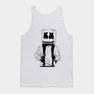 Marshmello Go To School Tank Top